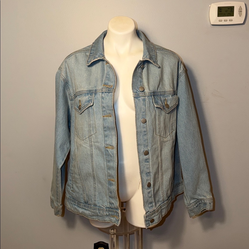 Isabel by Ingrid & Isabel denim “Mama” maternity jacket. NWT. X-Large. - Picture 5 of 16